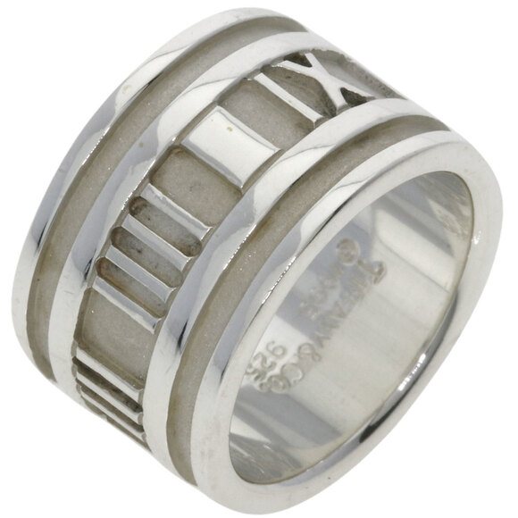 Tiffany & Co. Atlas Wide Ring, Silver, Women's